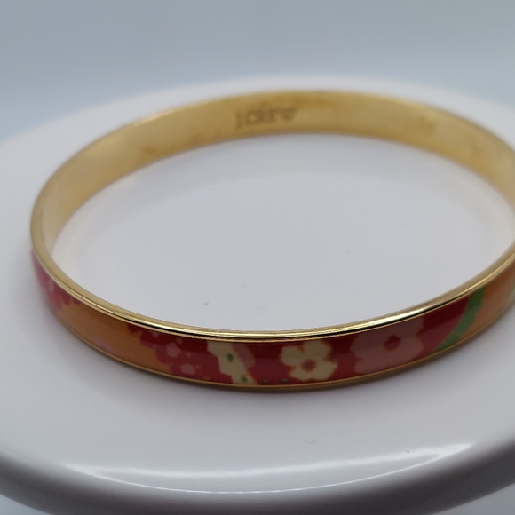 J.Crew Floral Design Thin Bangle Bracelet, GC. - Picture 12 of 12